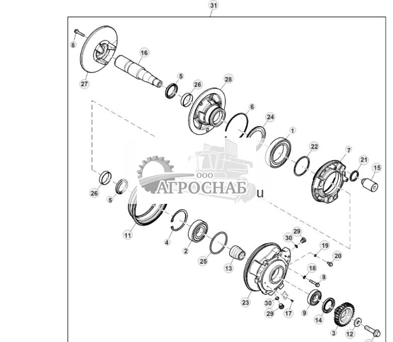 Fan Driver Assembly, Variable Speed, 9.0 L Engine - ST937656 141.jpg